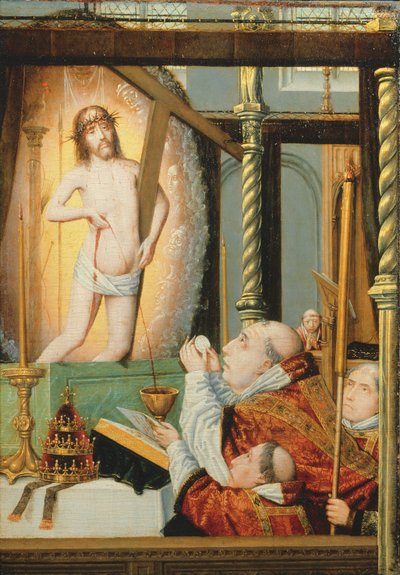 聖グレゴリーの塊、1510年頃 作： Flemish School