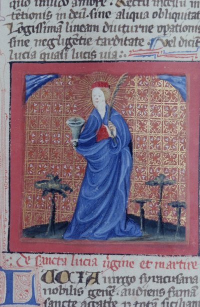 レジェンダアウレアからの世代1111ページ、ブルージュ、c.1400-10 作： Flemish School