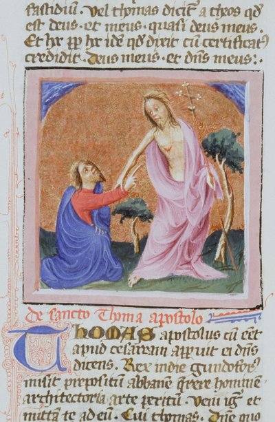 レジェンダアウレアからの世代1111ページ、ブルージュ、c.1400-10 作： Flemish School
