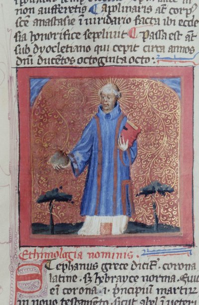 レジェンダアウレアからの世代1111ページ、ブルージュ、c.1400-10 作： Flemish School