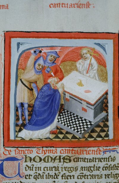 レジェンダアウレアからの世代1111ページ、ブルージュ、c.1400-10 作： Flemish School