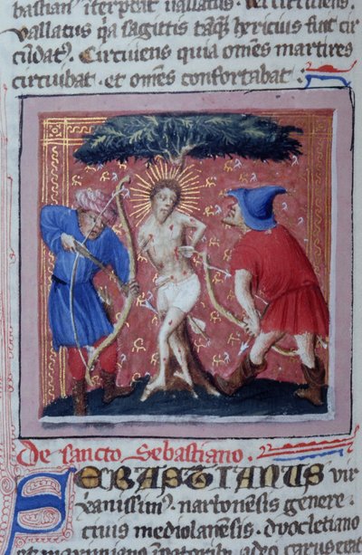 レジェンダアウレアからの世代1111ページ、ブルージュ、c.1400-10 作： Flemish School