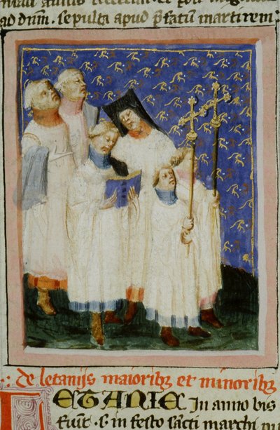 レジェンダアウレアからの世代1111ページ、ブルージュ、c.1400-10 作： Flemish School