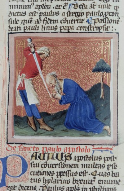 レジェンダアウレアからの世代1111ページ、ブルージュ、c.1400-10 作： Flemish School