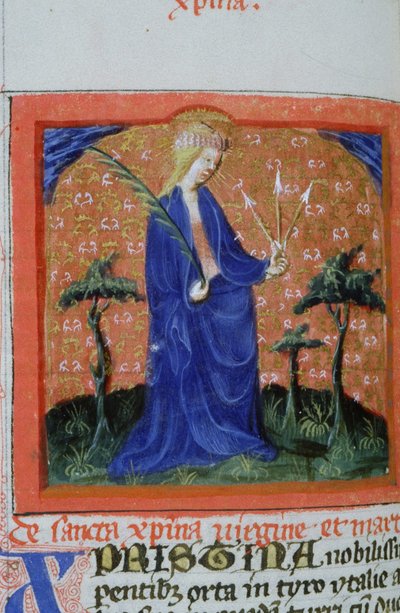 レジェンダアウレアからの世代1111ページ、ブルージュ、c.1400-10 作： Flemish School