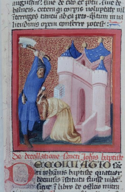 レジェンダアウレアからの世代1111ページ、ブルージュ、c.1400-10 作： Flemish School