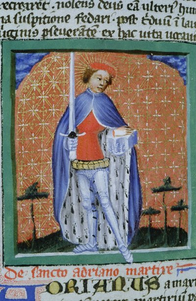 レジェンダアウレアからの世代1111ページ、ブルージュ、c.1400-10 作： Flemish School