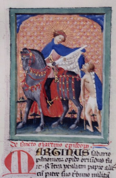 レジェンダアウレアからの世代1111ページ、ブルージュ、c.1400-10 作： Flemish School