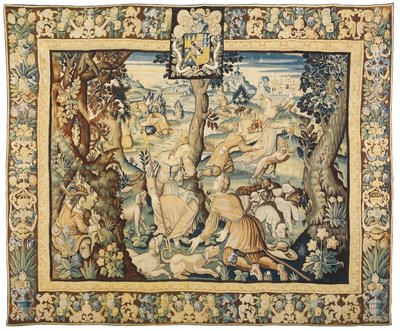 神話のタペストリー、1600-50 作： Flemish School
