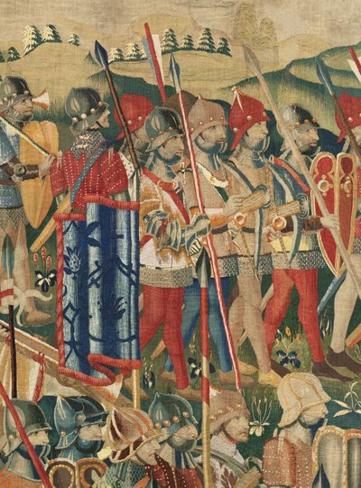 タペストリーの教区博物館 (Pastrana Parish Museum of Tapestry)。 フランダースのタペストリー。 Arzila への着陸 (Arzila、Desembarco、Arzila への着陸)。 シリーズ ポルトガル王アルフォンソ 1 世の征服 (ポルトガル王アルフォンソ 5 世の征服)。 トーナメント。 ウール 作： Flemish School