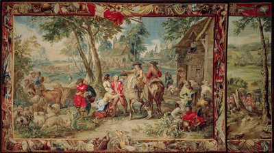 略奪、ミリタリーサイエンスシリーズ、ワークショップジュドクスデヴォス、c.1715-24 作： Flemish School