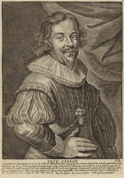 ジャック・カロの肖像 作： Flemish School