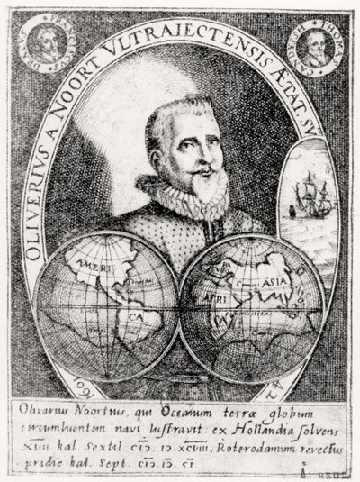 42歳のオリバー・ノート（1558-1627）の肖像 作： Flemish School