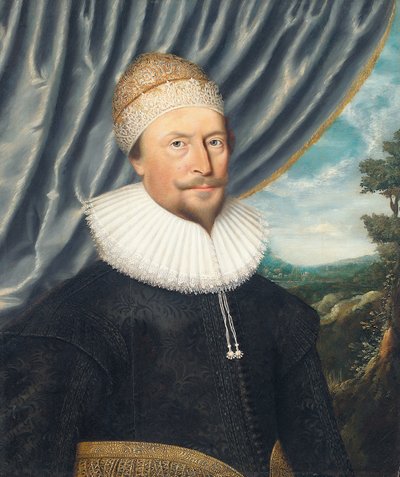 ジャイルズ・アリントン卿の肖像、1620年頃 作： Flemish School
