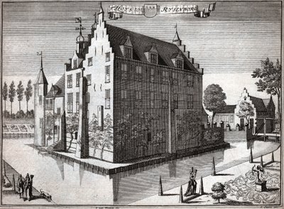 Rijsenburg城。(エングレービング 作： Flemish School