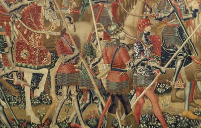 ポルトガルのアルフォンソ5世の征服を示すタペストリー 作： Flemish School