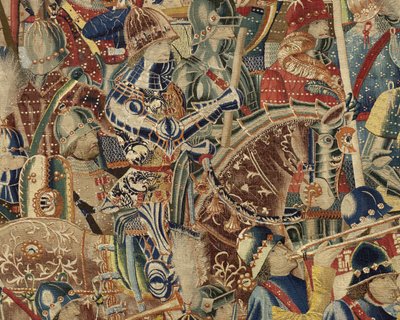 ポルトガルのアルフォンソ5世の征服を示すタペストリー 作： Flemish School