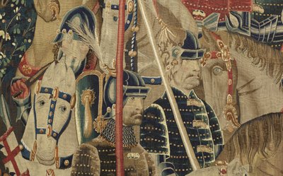 ポルトガルのアルフォンソ5世の征服を示すタペストリー 作： Flemish School