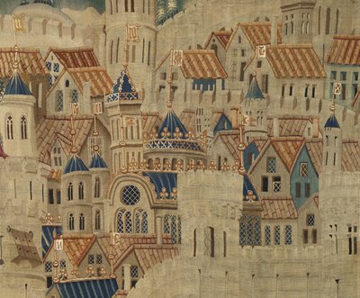 ポルトガルのアルフォンソ5世の征服を示すタペストリー 作： Flemish School