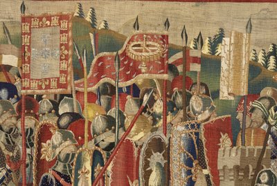 ポルトガルのアルフォンソ5世の征服を示すタペストリー 作： Flemish School
