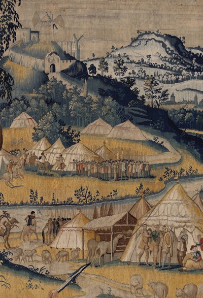 A História de Aníbal, c.1570 (tapeçaria) 作： Flemish School