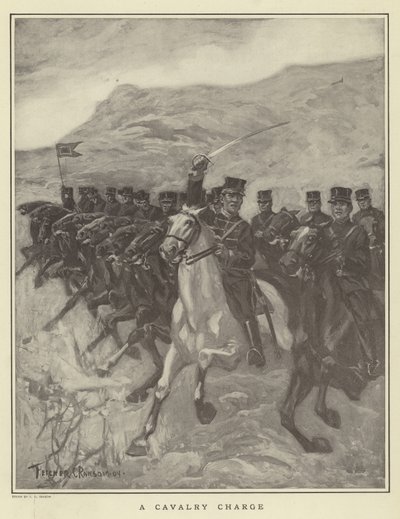 騎兵突撃 作： Fletcher C. Ransom