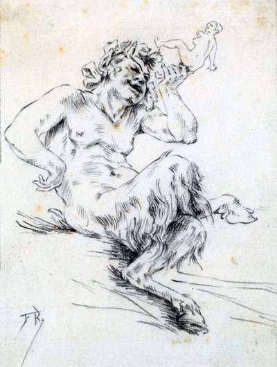 「動物相」、c1850-1898 作： Félicien Rops