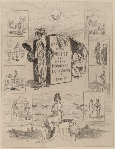 口絵: The Dregs of Society (Las bas-fonds de la societe) 作： Félicien Rops