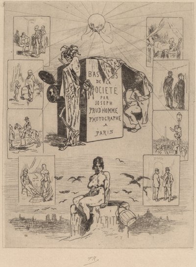口絵: The Dregs of Society (Les bas-fonds de la societe) 作： Félicien Rops