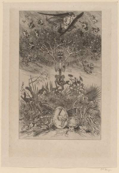 口絵: The Waifs (Les Epaves) 作： Félicien Rops