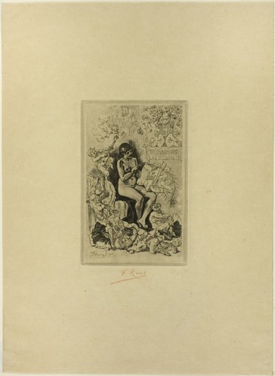 Rimes de Joieの口絵 作： Félicien Rops