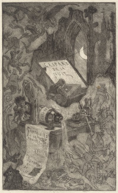 夜のガスパール 作： Félicien Rops