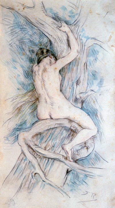 「ハマドリエイド」、c1850-1898。 作： Félicien Rops