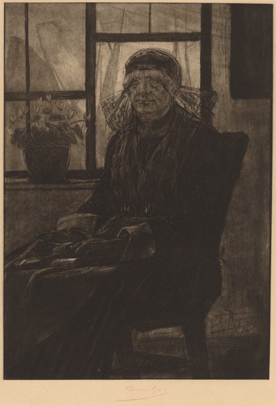 レース鑑定士 The Expert in Laces、1876 年。 作： Félicien Rops