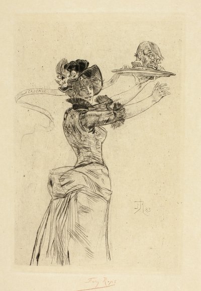 現代性 作： Félicien Rops