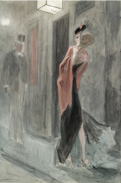 街角、朝4時パロディフーマイン 作： Félicien Rops