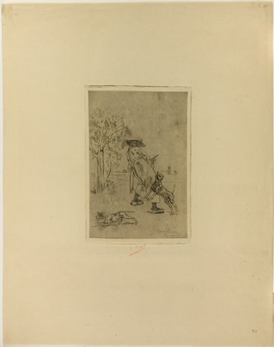 お茶を飲む 作： Félicien Rops