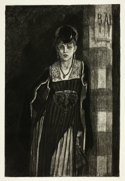 アブサン酒飲み 作： Félicien Rops