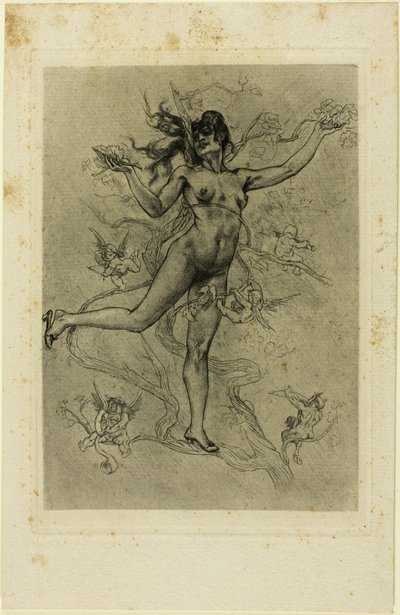 グレープリーフ 作： Félicien Rops
