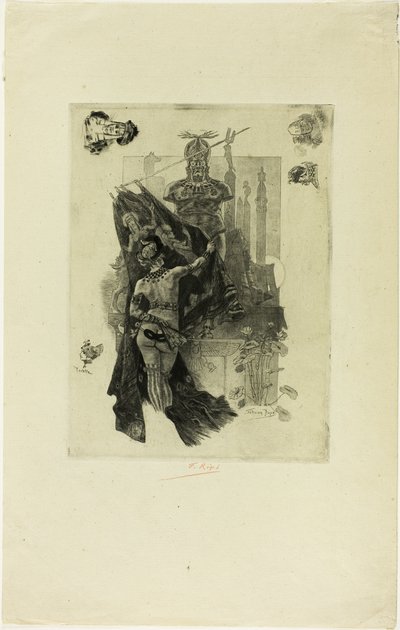 ソドムの謙虚さ 作： Félicien Rops