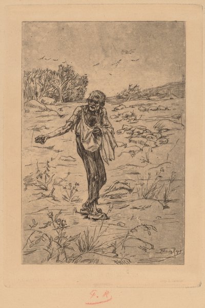 種まきのたとえ 作： Félicien Rops