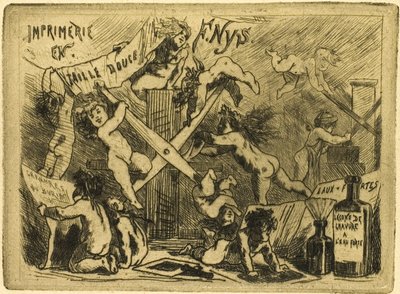 プレス 作： Félicien Rops