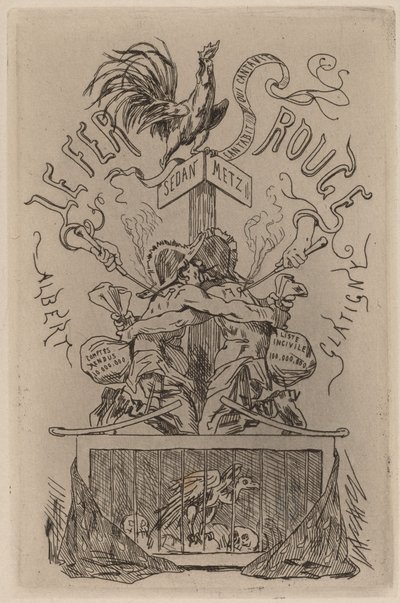 赤い鉄 (Le Fer Rouge) 作： Félicien Rops
