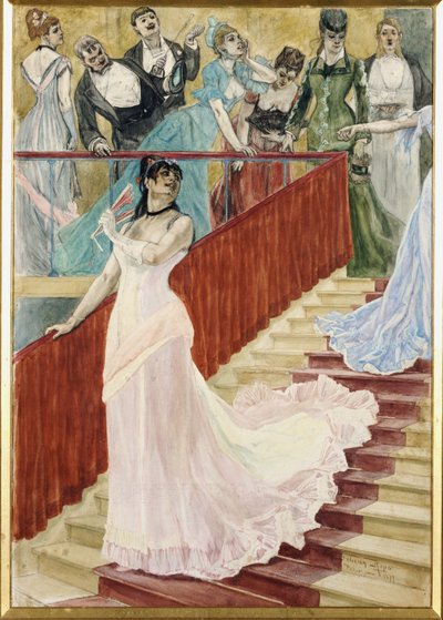 行、1877 作： Félicien Rops