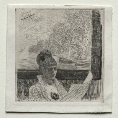 若い女性 作： Félicien Rops