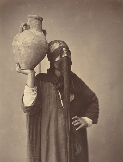 カイロの水運搬人、c。 1870年。 作： Félix Bonfils