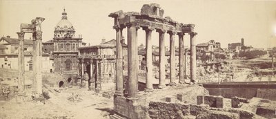 [フォロ ロマーノ]、約。 1870年代。 作： Félix Bonfils