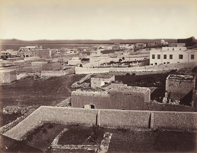 イスラエル・ハイファの街並み 作： Félix Bonfils