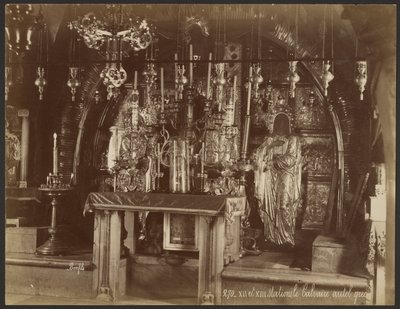 XIIとXIIIの駅、カルバリー、ギリシャの祭壇 作： Félix Bonfils