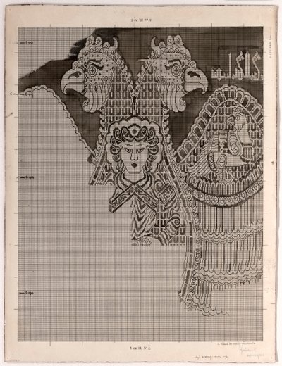 Buyid Silk の模式図 (1962.264) 作： Félix Guichert